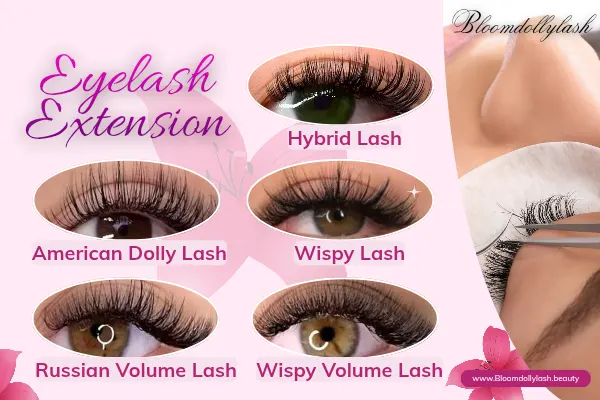Eyelash Extension Bloomdolly Medan - Berbagai pilihan bulu mata